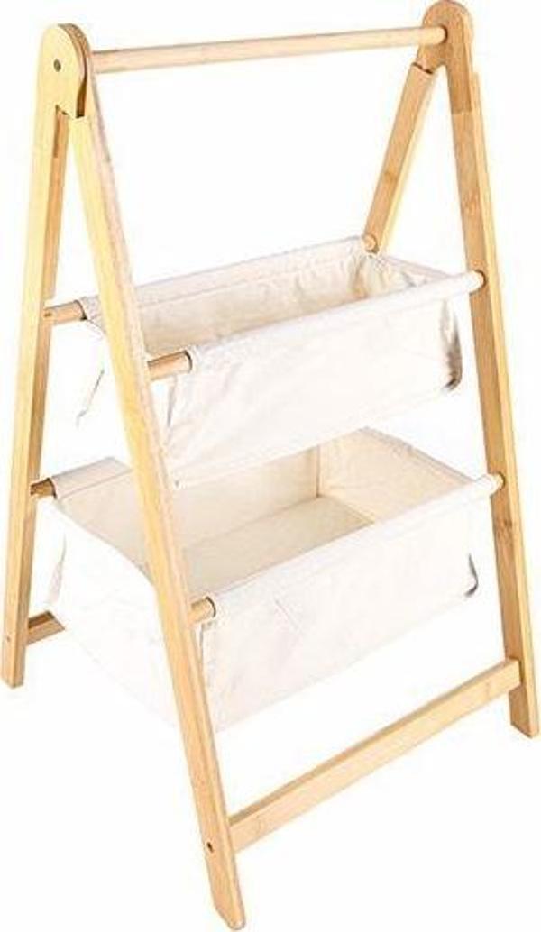 Porland Tony Bambu 2 Katlı Organizer 76 cm - Image 1