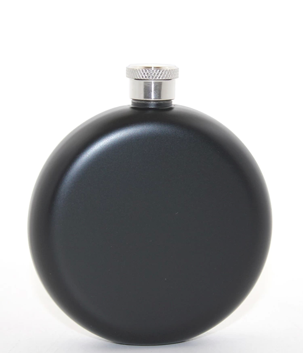 Paslanmaz Çelik Yuvarlak 5 Oz Tekli Matara Alk2678 - Image 1
