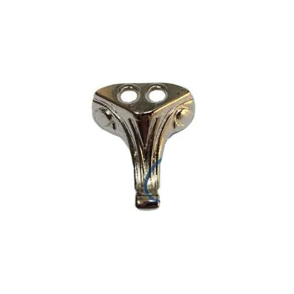 Moda Taşlı Ahşap, Mdf, Sunta Sandık Ayağı, Kutu Ayak 1,5 Cm - Nikel - Image 1