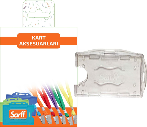 SARFF ŞEFFAF ÇİFT YÖNLÜ KART KORUYUCU - 6ADET - Image 1