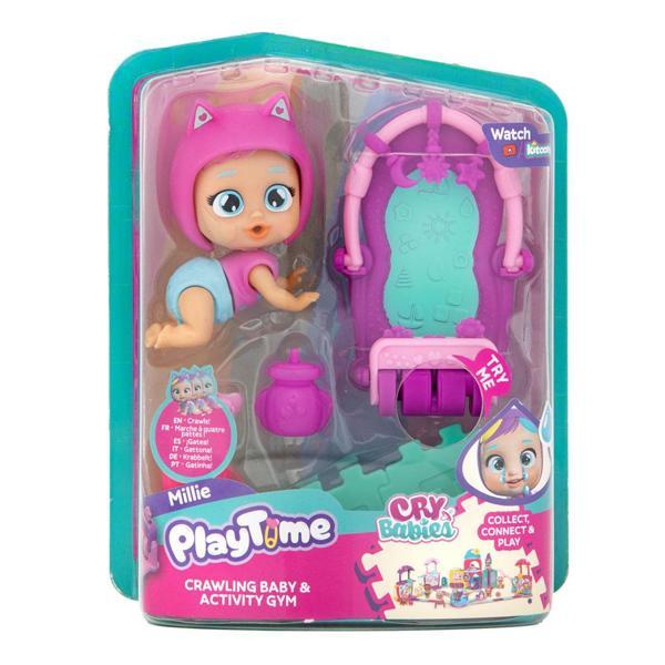 Cry Babies PlayTime Mini Bebek ve Gym 923270 - Image 1