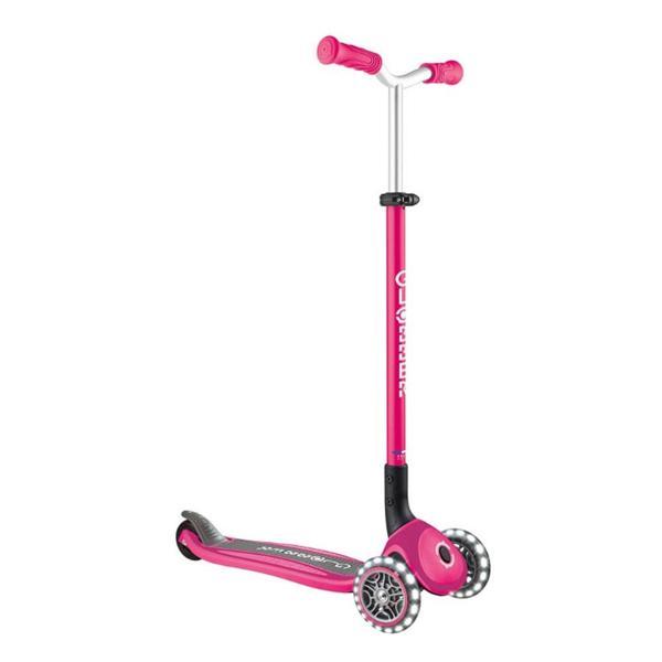 Globber Master Işıklı Katlanabilir Scooter Fuşya 663-110 - Image 1