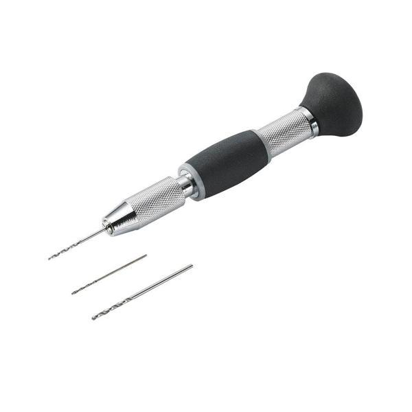 Revell Hand Drill Pin Vice W/3X Bits 7/1/1.3 Mm 39064 - Image 1