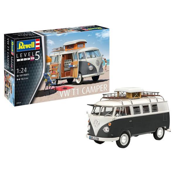 Revell Maket Model Kit VW T1 Camper 07674 - Image 1