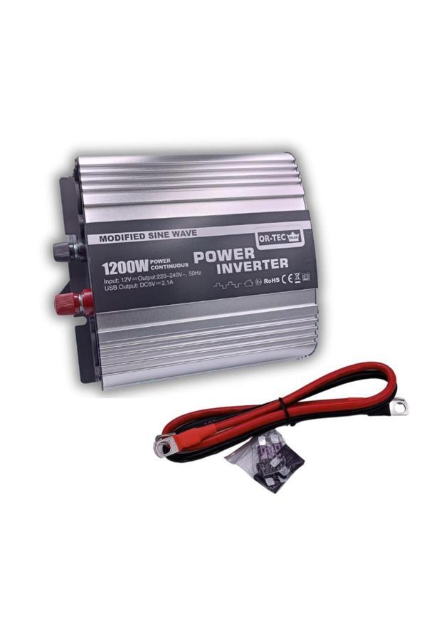 Or-Tec Solar 12V 1200 Watt Modifiye Sinüs Inverter - Image 1