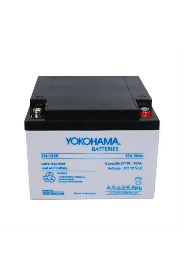 Yokohama Yh-122.6 12 Volt 26 Amper Akü - Image 1