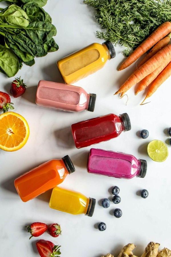 10 Adet Smoothie Detoks Şişesi Şeffaf Plastik Sızdırmaz Kapak Köşeli Meyve Suyu Şişesi 250 Ml - Image 1