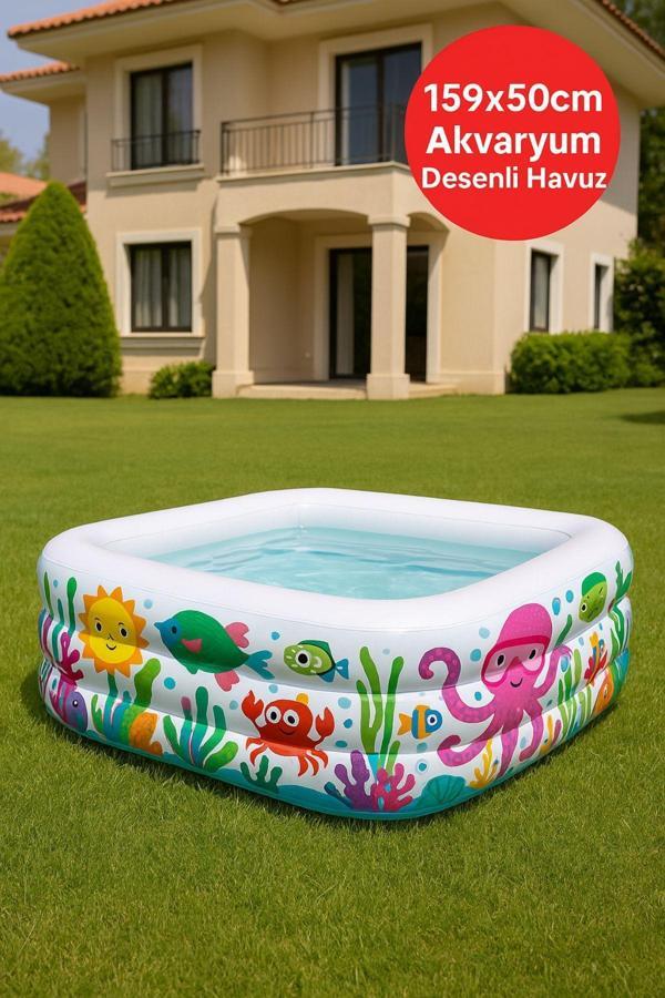 Neşeli Denizaltı Oyun Havuzu Kare 159x50 - Image 1