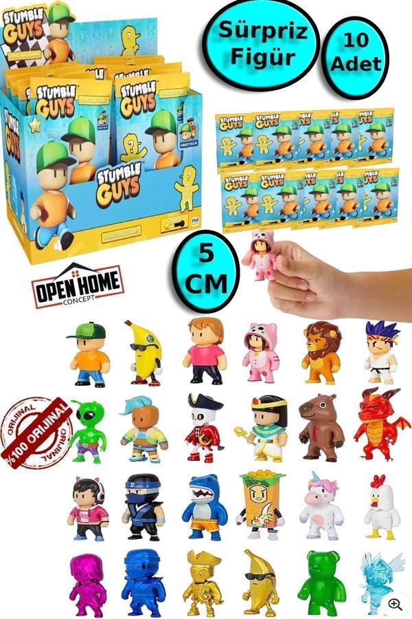Stumble Guys Sürpriz Paket  - 10 Adet - 5 Cm - Image 1