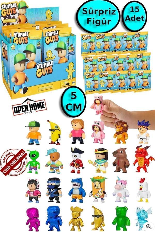 Stumble Guys Sürpriz Paket  - 15 Adet - 5 Cm - Image 1