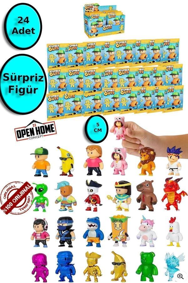 Stumble Guys Sürpriz Paket  - 24 Adet - 5 Cm - Image 1
