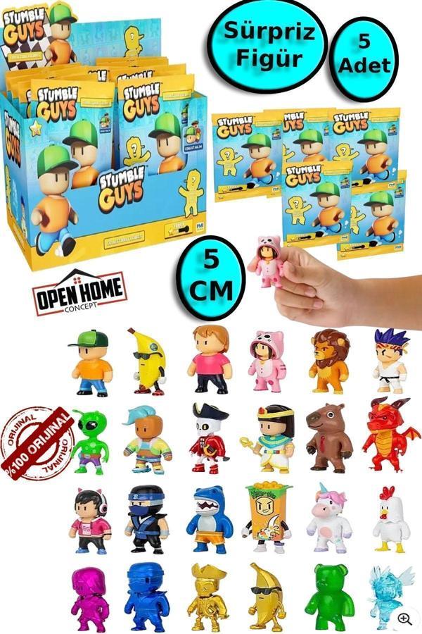 Stumble Guys Sürpriz Paket  - 5  Adet - 5 Cm - Image 1