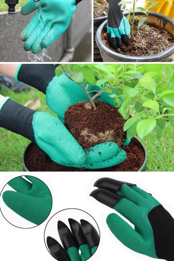 Bahçe Pençesi - Pratik Tırmıklı Bahçivan Eldiveni - Image 1