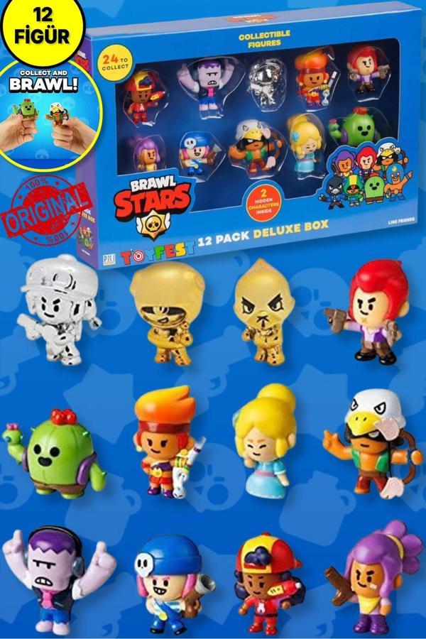 Brawl Stars Delüks 12 Li Figür Seti  5 cm Model 2 - Image 1