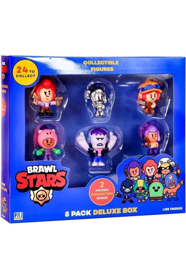 Brawl Stars Figures 8 Paket Deluxe Paket - Kız Gümüş Karakter - Image 1