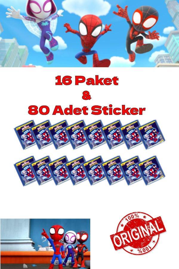 Panini Çıkartma Spidey ve İnanılmaz Arkadaşları - 16 Paket & 80 Adet Sticker - Image 1