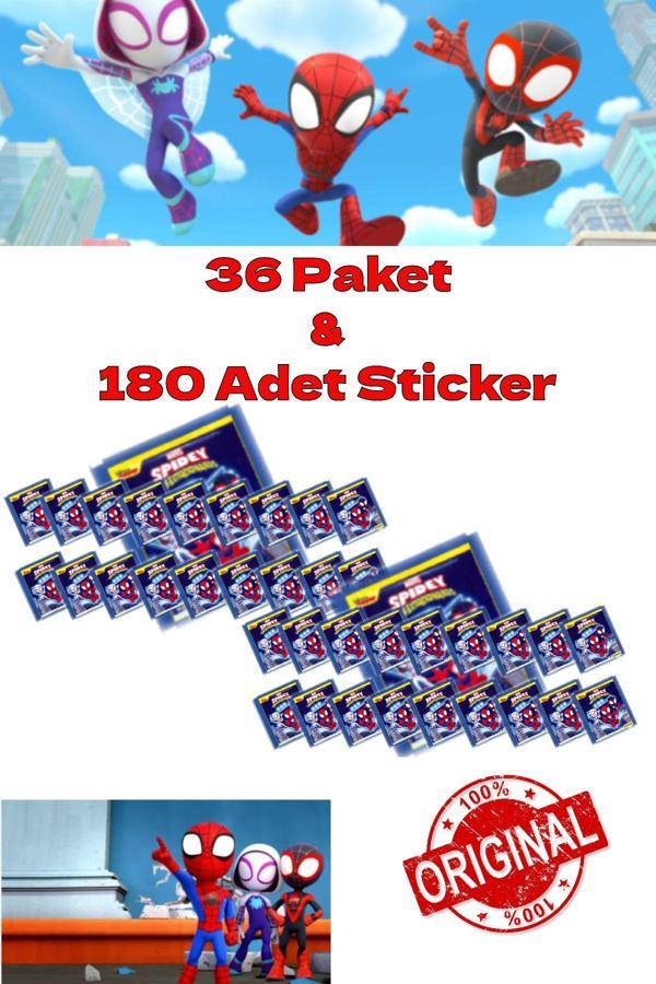 Panini Çıkartma Spidey ve İnanılmaz Arkadaşları - 36 Paket & 180 Adet Sticker - Image 1