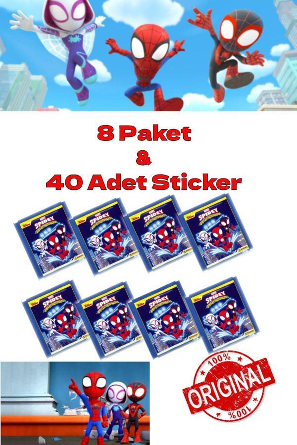 Panini Çıkartma Spidey ve İnanılmaz Arkadaşları - 8 Paket & 40 Adet Sticker - Image 1