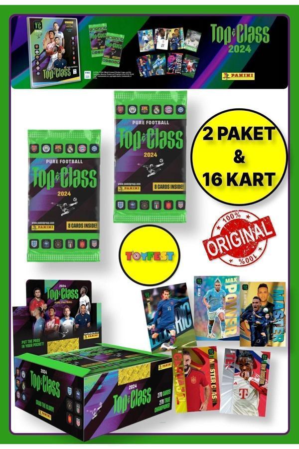 Panini Fifa Top Class 2024 Koleksiyonluk Futbolcu Kartları + 2 Paket (16 Adet Kart) - Image 1