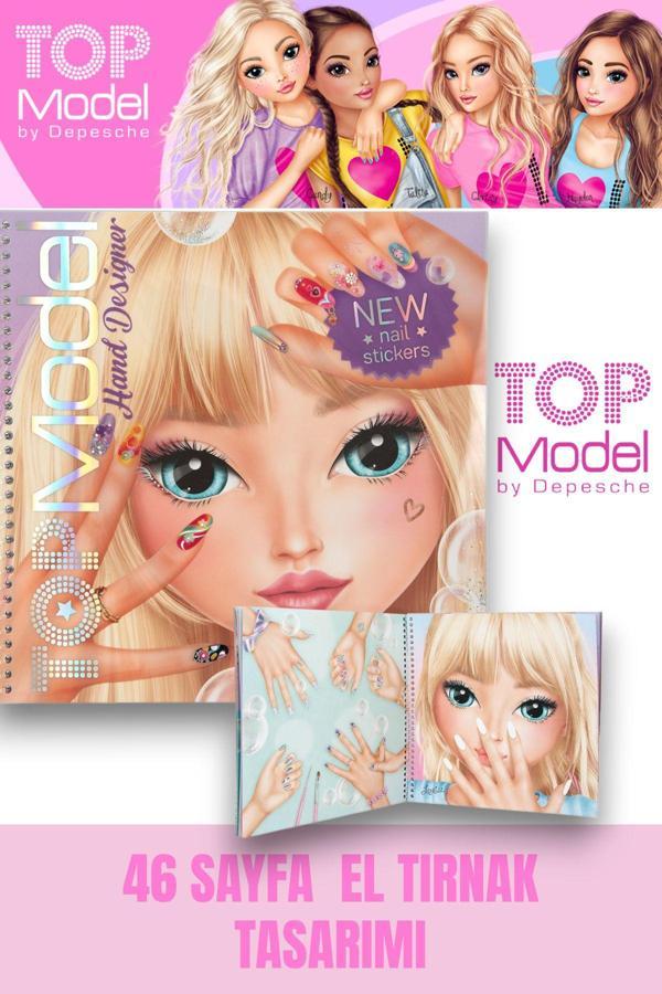 TOPModel Create Your Hand-Design Colouring Book - Image 1