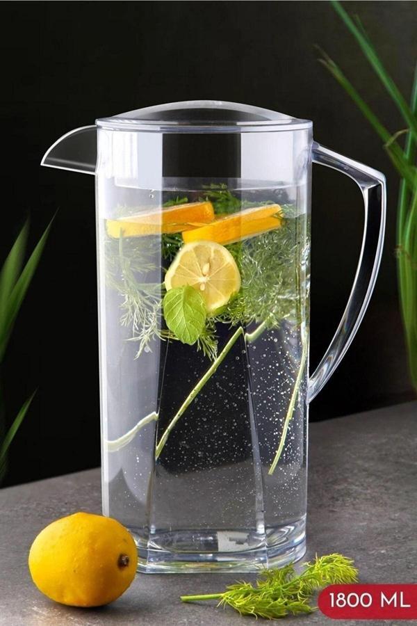 Tropik Kristal 1800 Ml Ayran, Limonata Vb. Sürahi - Image 1