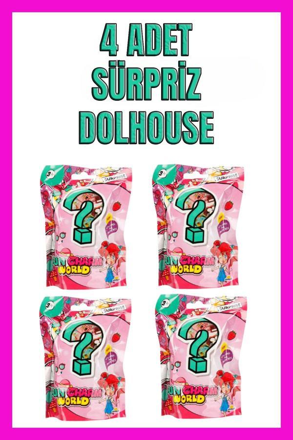 4 Adet Sürpriz Dolhouse Oyuncak - Image 1