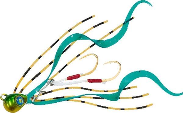 Major Craft Nano Rubber 1.5gr 004 Keimura Green Gold - Image 1