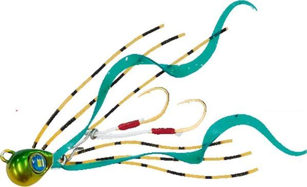 Major Craft Nano Rubber 3gr 004 Keimura Green Gold - Image 1