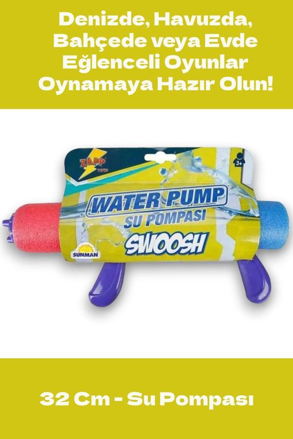 Pompalı Büyük Boy Su Tabancası 32 Cm - Image 1