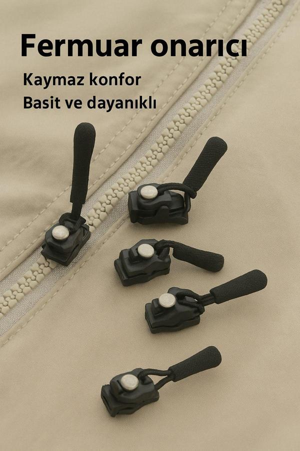 5 Adet Fermuar Tamir Aparatı - Aletsiz Hızlı Onarım, Çanta & Giyim & Ayakkabı İçin - Image 1