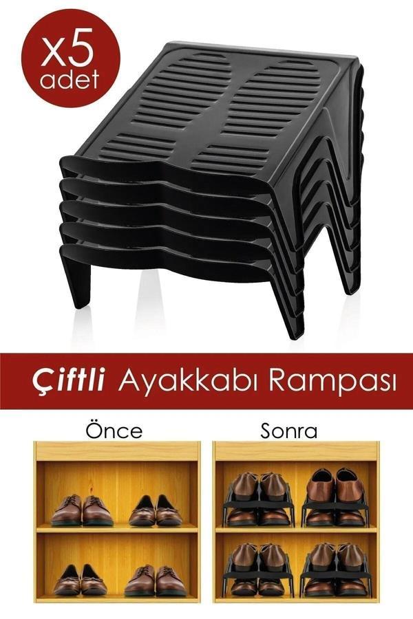 5'li Çiftli Ayakkabı Rampası - Image 1