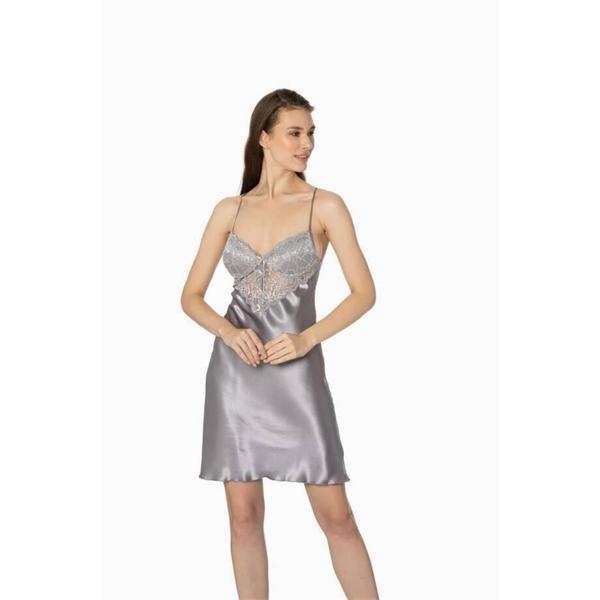 Pierre Cardin Kadın Midi Saten Gecelik Sabahlık Takım - Image 1