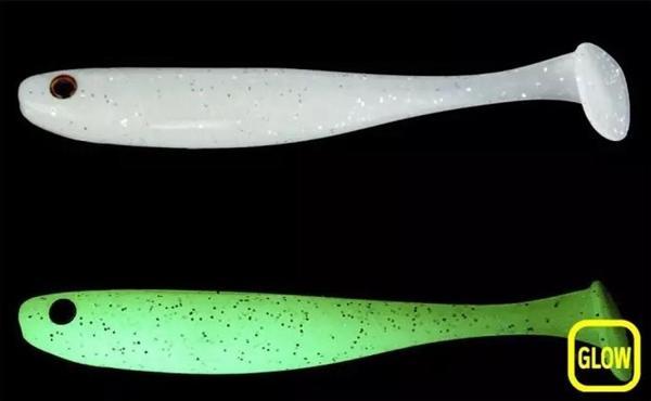 Major Craft Stabi Shad Slim 9cm Silikon Balık #06 Clear UV Blue - Image 1
