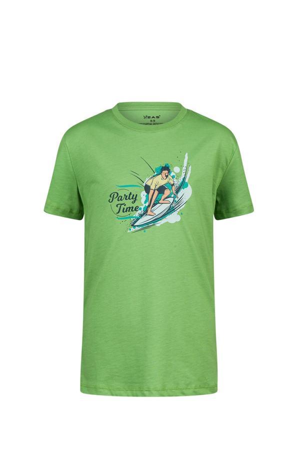 2AS Aja Çocuk Baskılı T-Shirt Yeşil 216 - Image 1