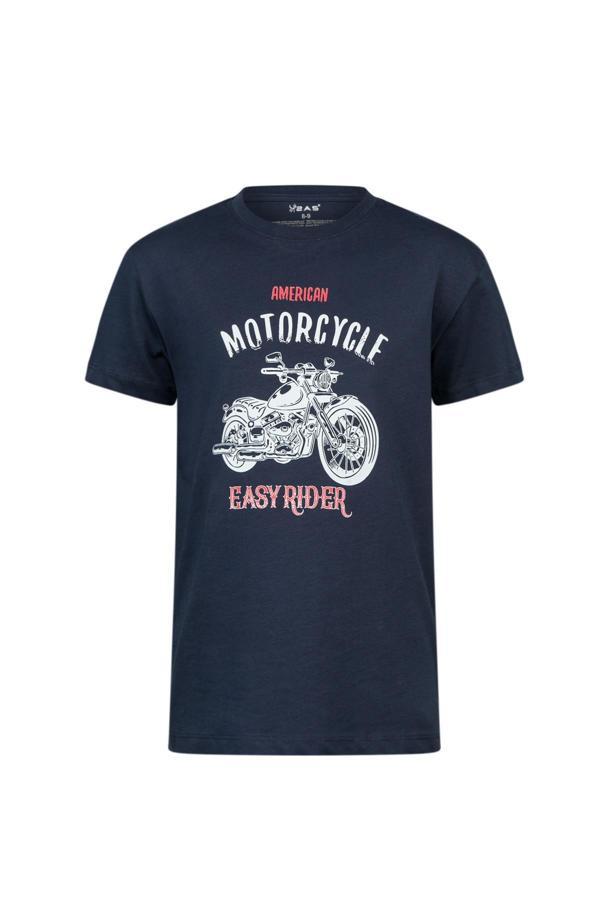 2AS Aja Çocuk Baskılı T-Shirt Lacivert 212 - Image 1