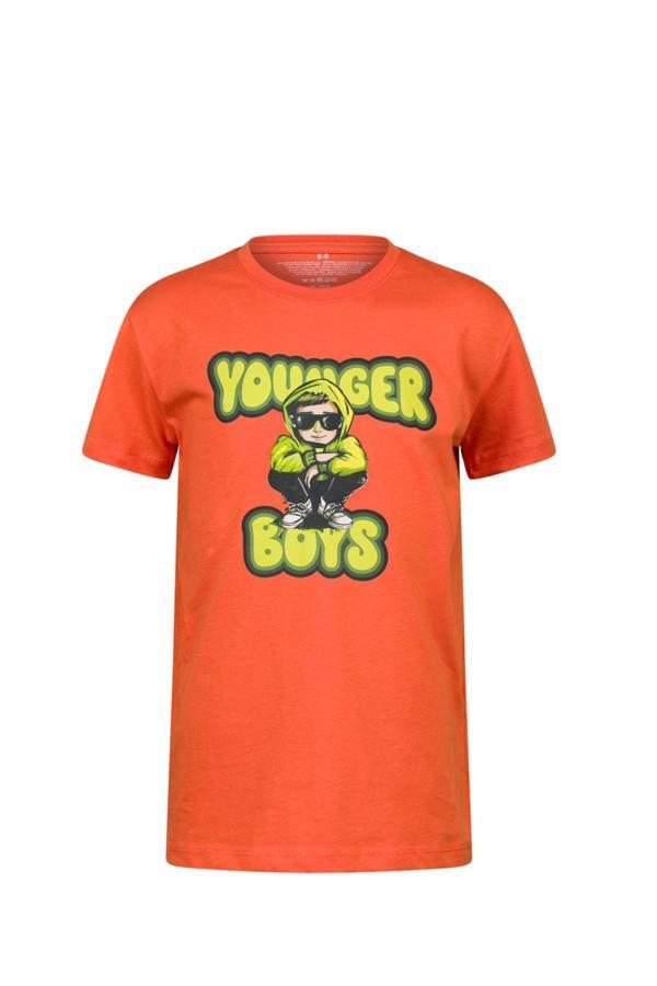 2AS Aja Çocuk Baskılı  T-Shirt Turuncu 214 - Image 1