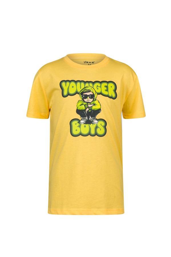 2AS Aja Çocuk Baskılı  T-Shirt Sarı 214 - Image 1