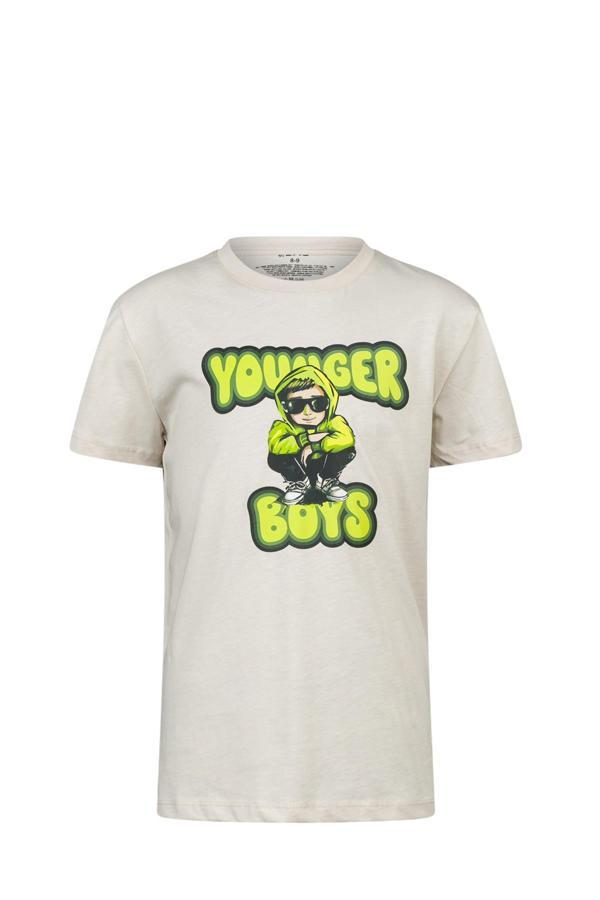 2AS Aja Çocuk Baskılı T-Shirt Kum 214 - Image 1