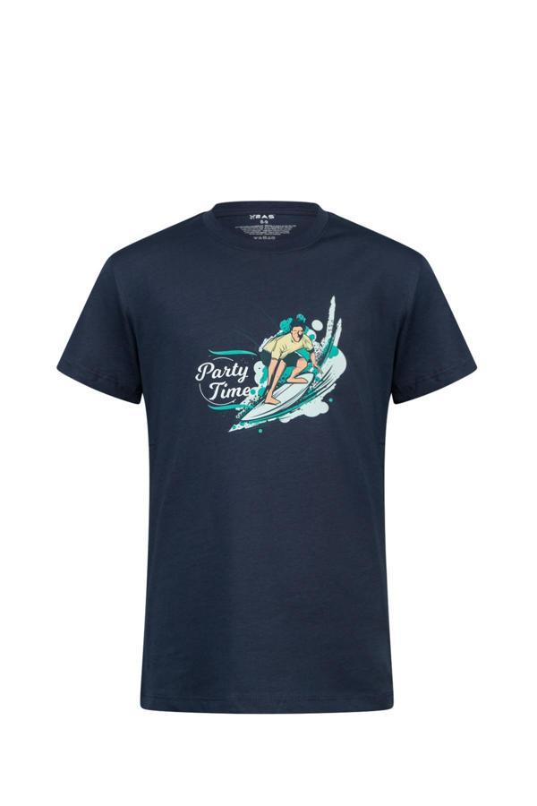 2AS Aja Çocuk Baskılı T-Shirt Lacivert 216 - Image 1