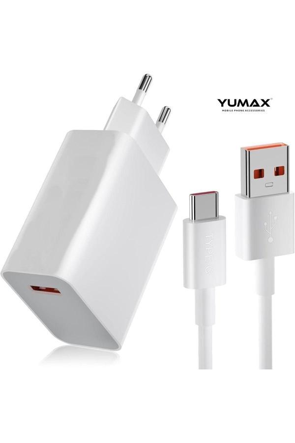 Yumax 67 Watt Typ-C Hızlı Sayaçlı Şarj Aleti Turbo Göstergeli Tüm Mi Redmi Modellerle Uyumludur - Image 1