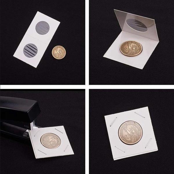 Escoines Koleksiyon 3996368437fab36ceb 5 ADET Yapışkansız Karton Kapama 22,5mm Madeni Para Kapaması - Image 1