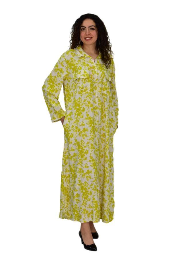 Kadın Çift Cep Kapaklı Elbise BGL-ST04640 - Image 1