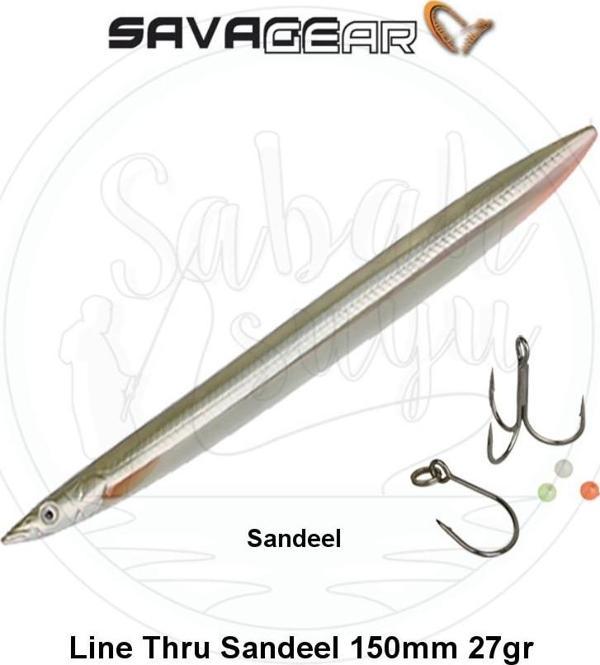 Savage Gear 3D Line Thru Sandeel 150mm 27g 01 Sandeel - Image 1