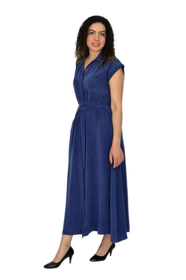 Kadın Beli Kemerli Elbise BGL-ST04639 - Image 1