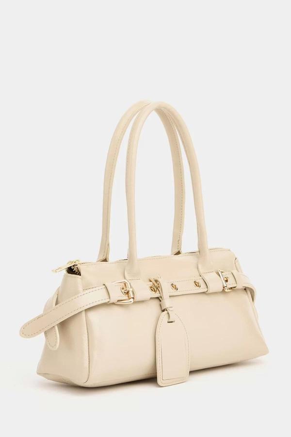 Şık Vegan Deri Omuz Çantası Geniş İç Hacim Fermuarlı Cep Detaylı Premium Kalite Günlük Kullanım İçin - Image 1