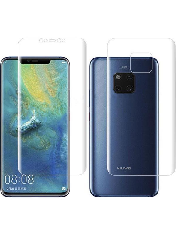 Huawei Mate 20 Pro ile Uyumlu Ön Arka Koruma Full Body Jelatin - Image 1