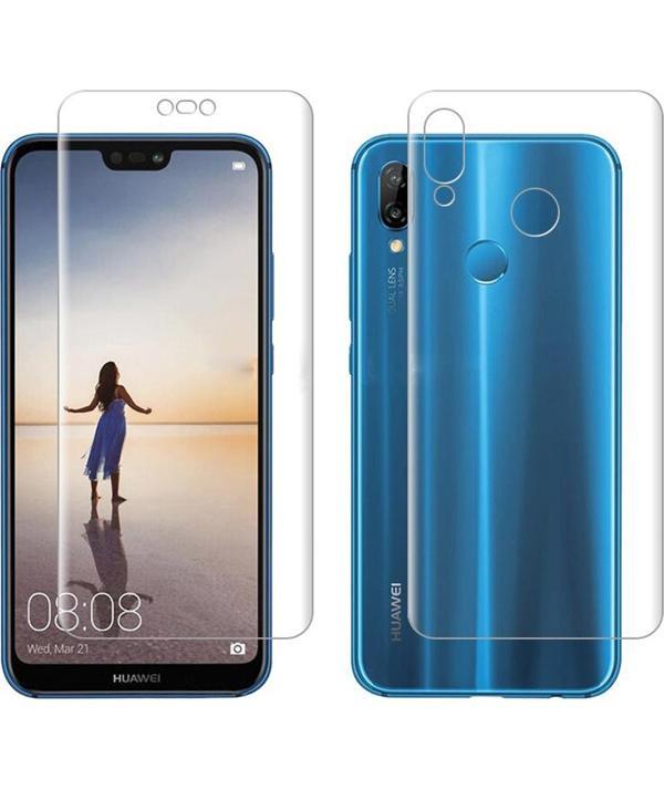 Huawei P20 Pro ile Uyumlu Ön Arka Koruma Full Body Jelatin - Image 1