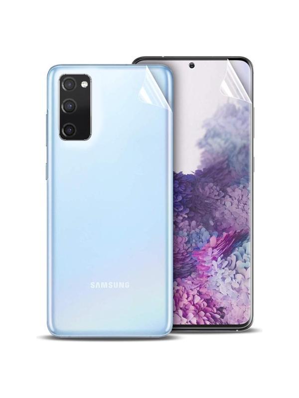 Samsung Galaxy S20 ile Uyumlu Ön Arka Koruma Full Body Jelatin - Image 1