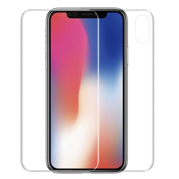 iPhone X/XS ile Uyumlu Ön Arka Koruma Full Body Jelatin - Image 1