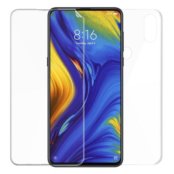 Xiaomi Mi Mix 3 ile Uyumlu Ön Arka Koruma Full Body Jelatin - Image 1